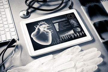 Fototapeta na wymiar Digital technologies in medicine