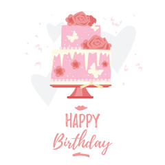 happy birthday greeting card