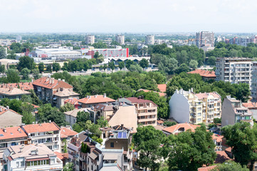 Fototapeta na wymiar View of Plovdiv, Bulgaria