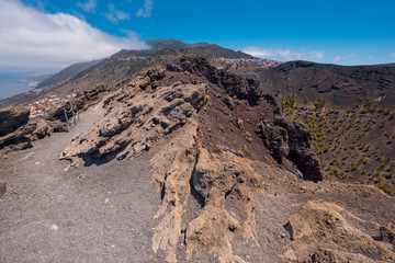 San Antonio volcano in La Palma island, Canary islands, Spain.