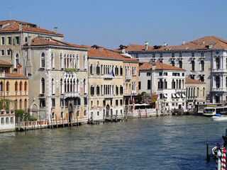 20.06.2017, Venice, Italy: View of historic buildings and canals