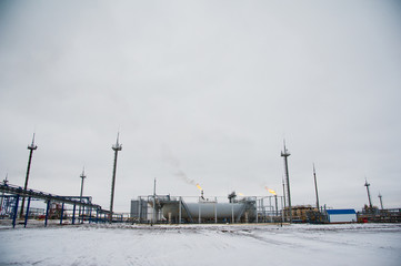 Fototapeta na wymiar Oil and gas industry,refinery factory