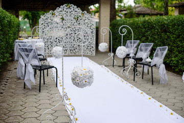 Wedding decoration. It can be used as a background