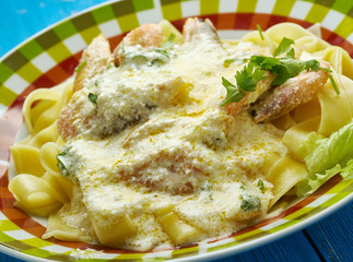 Crispy Cajun Shrimp Fettuccine