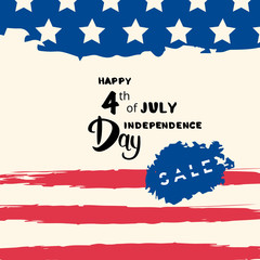 Happy Independence Day. Vector illustration.