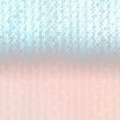 Soft Grunge Fabric Texture Backdrop with Halftone Circle Design, Stripes, and Center Fade of Light Blue to Warm Pink - High Resolution Illustration, suitable for graphic element or background use.