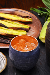 美味い焼酎ロックで乾杯
