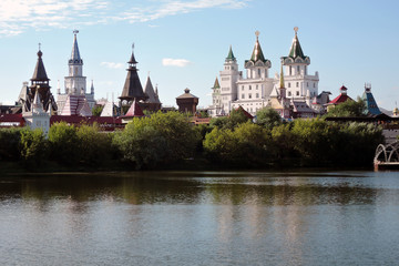 Obraz premium Kremlin in Izmailovo, Moscow. Popular landmark. Color photo.