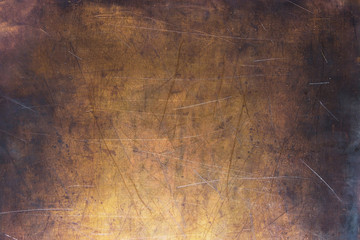pattern copper or bronze, non-ferrous metal texture - obrazy, fototapety, plakaty
