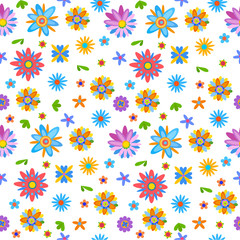 Background with flowers