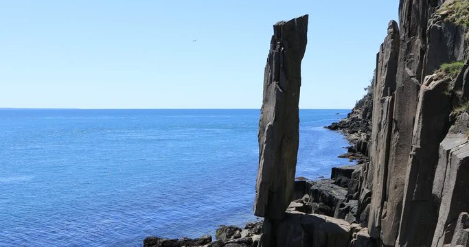 Balanced Rock near Digby Neck, Nova Scotia 4K
