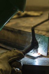 Welding machine welding TIG.