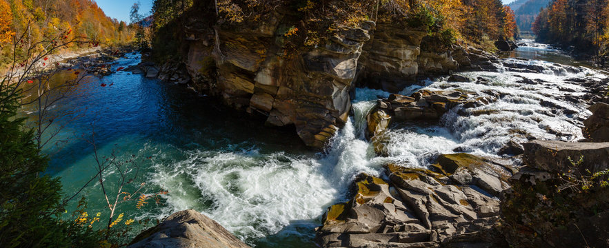 Prut River, Yaremche, Ukraine.
