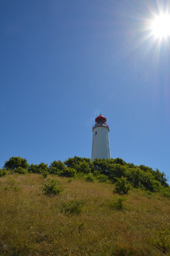 Leuchtturm auf der Insel Hiddensee, Am Dornbusch
