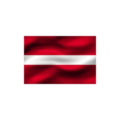 Flag of Latvia.