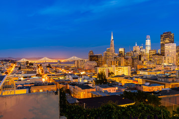 San Francisco downtown skyline