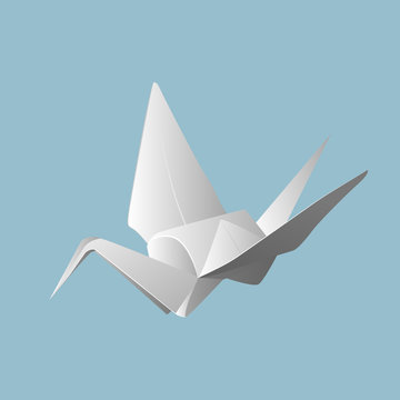 Vector illustrations with origami