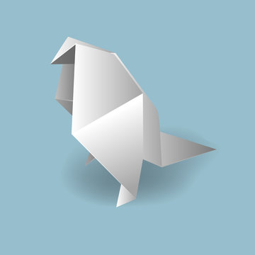 Vector illustrations with origami