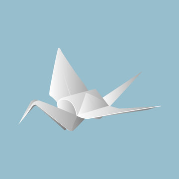Vector illustrations with origami