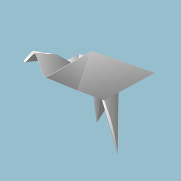 Vector illustrations with origami