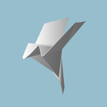 Vector illustrations with origami