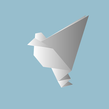 Vector illustrations with origami