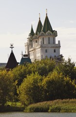 Kremlin in Izmailovo, Moscow. Popular landmark. Color photo.