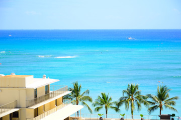 Obraz premium blue ocean of Waikiki