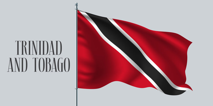 Trinidad and tobago flag vector illustration