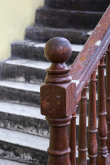 Detail of the old staircase