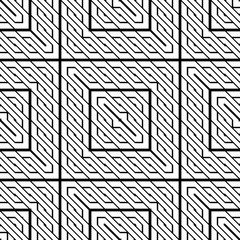 Design seamless monochrome geometric pattern
