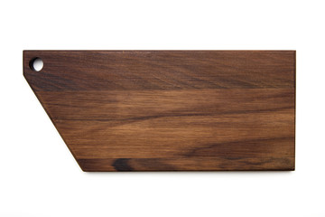 Cutting board isolated on the white background