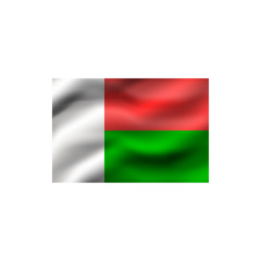 Flag of Madagascar.