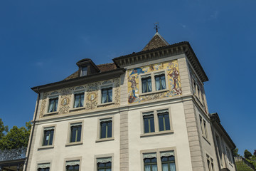 Fototapeta na wymiar Old house in Rapperswil, Switzerland