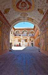 Fototapeta na wymiar The ancient architectures of Spoleto