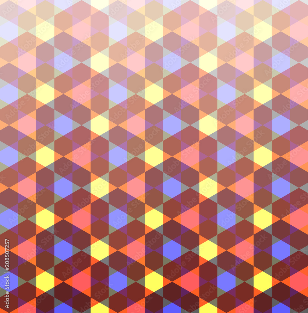 Aufkleber Abstract geometric vector background. Vector template for your design.