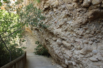 trail along the mountain