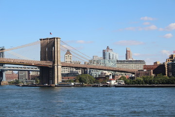 Fototapeta na wymiar New York Brooklyn Bridge