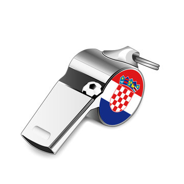 Schiedsrichter Pfeife Kroatien