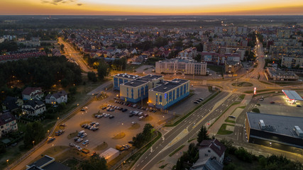 Ostrołęka nocą  © Adam