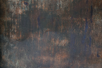 texture of a rusty metal surface