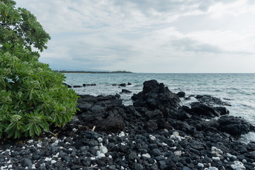 Fototapeta na wymiar Beautiful Kohala coast vista on the Big Island of Hawaii
