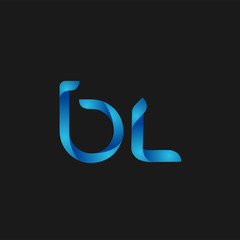 Initial Letter BL Logo Vector Design