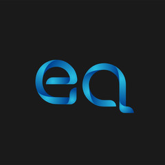 Initial Letter EA Logo Vector Design