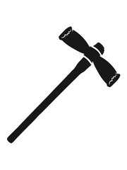 schwarz vorschlaghammer pickaxe spitzhacke abbauen bergbau hammer axt werkzeug bergarbeiter