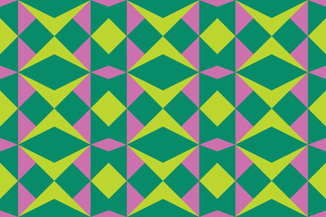 Geo seamless pattern, geometrical ornament, seamless fabric print, bright festive print, colorful geometric background