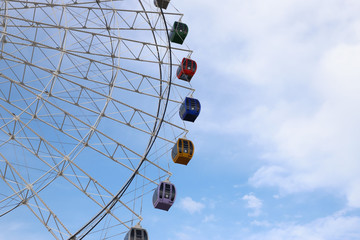 놀이동산 관람차 amusement park a ferris wheel