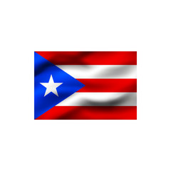 Flag of Puerto Rico.