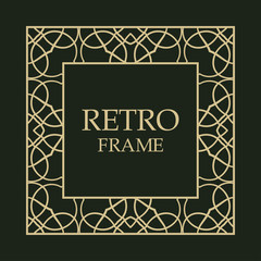 Obraz premium Vintage decorative frame