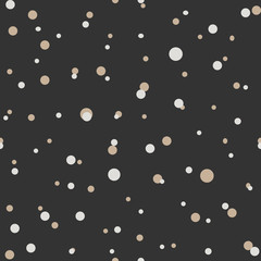 Polka dot abstract texture seamless pattern
